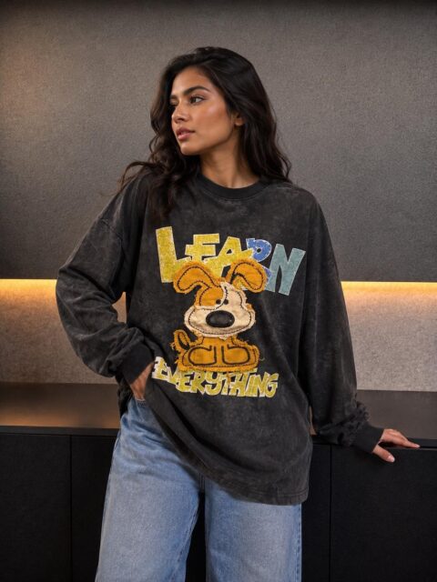 FebexStudio - Learn Everything Oversized Sweatshirt
